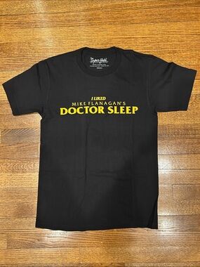 Super Yaki Black “Doctor Sleep” Unisex T-Shirt - Small, NWOT